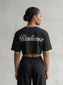RESILIENCE - OPEN NECK CROP TOP