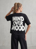 OVER MIND - BOXY OPEN NECK TEE